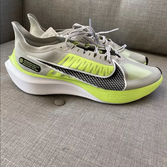 Nike Shoes | Nike Zoom Gravity Running Shoe Sneakers Greyvolt | Color: Gray/Green | Size: 11 | Shoes4u524's Closet